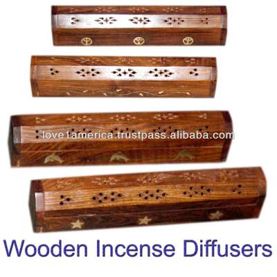 wooden incense sticks holder