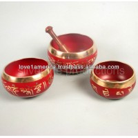 hand made brass singing bowls